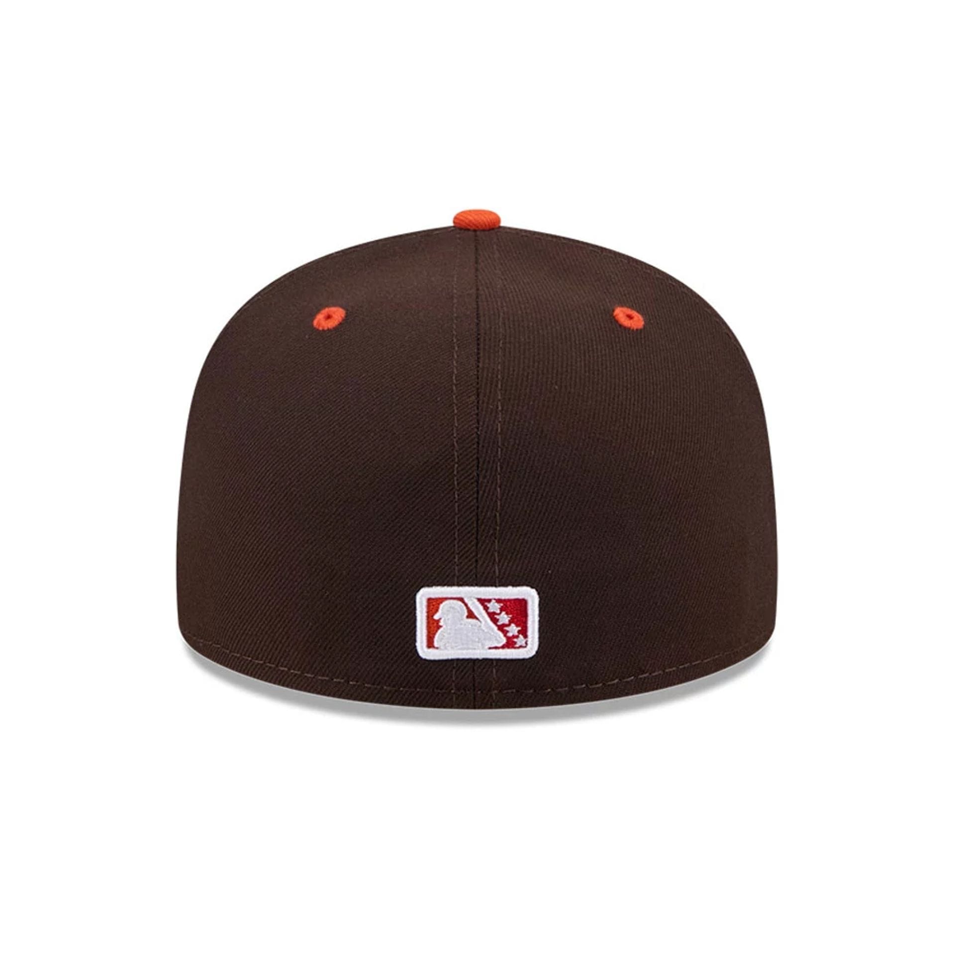 Pictured is this MiLB Theme Night Hartford Yard Goats 59FIFTY Fitted cap in dark brown. 5