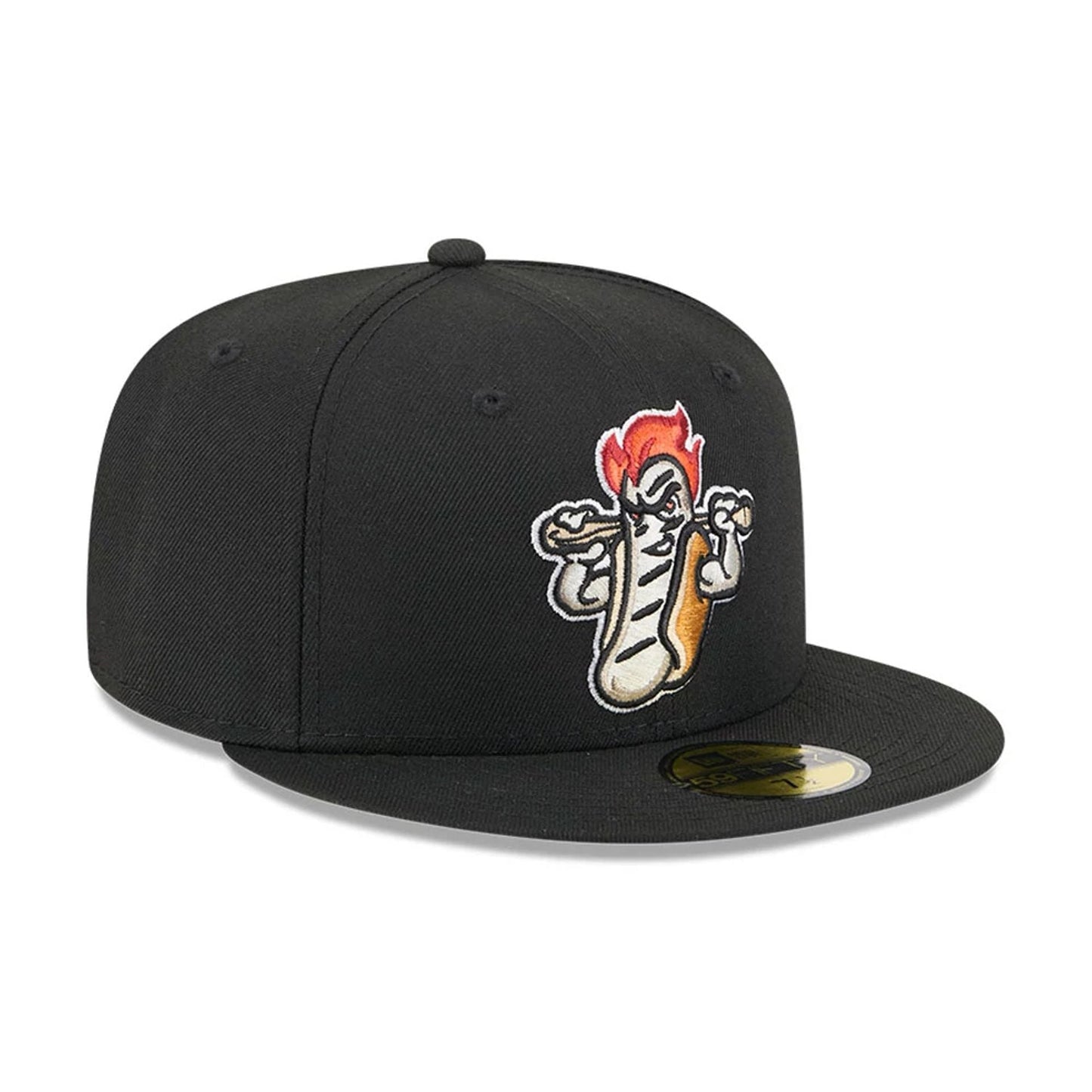 Pictured is this MiLB Theme Night Rochester Red Wings 59FIFTY Fitted cap in black. 4