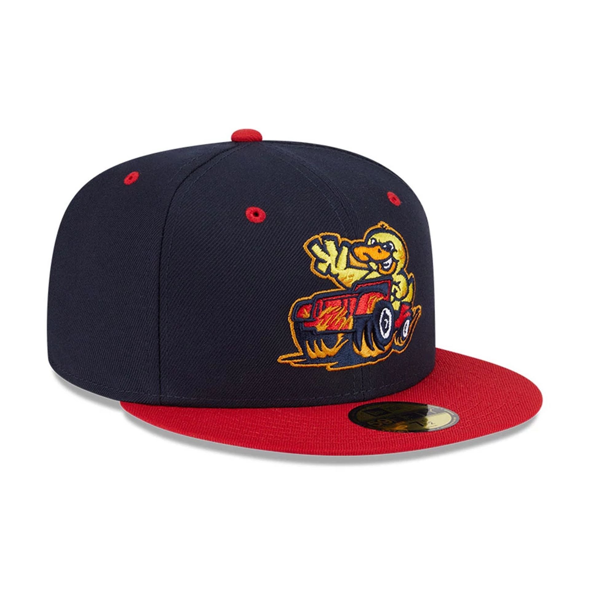 Pictured is this MiLB Theme Night Toledo Mud Hens 59FIFTY Fitted cap in navy. 4