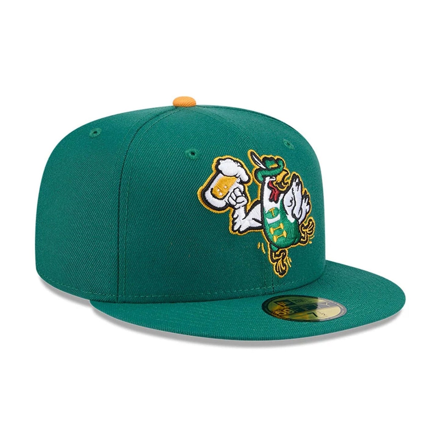 Pictured is this MiLB Theme Night Tulsa Drillers 59FIFTY Fitted cap in green. 4