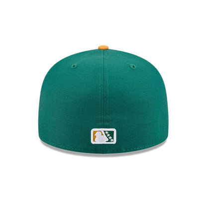 Pictured is this MiLB Theme Night Tulsa Drillers 59FIFTY Fitted cap in green. 7