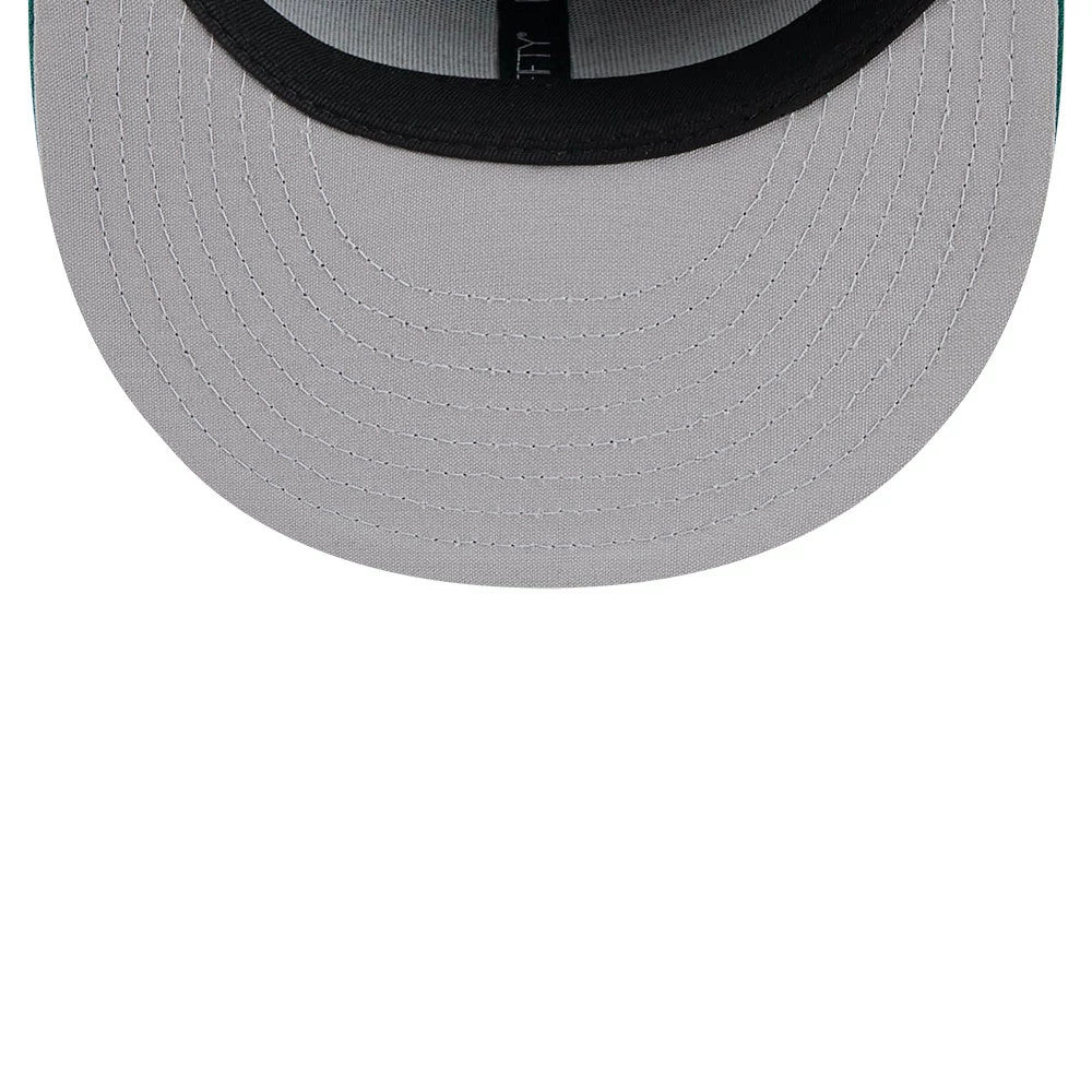 Pictured is this MiLB Theme Night Tulsa Drillers 59FIFTY Fitted cap in green. 2