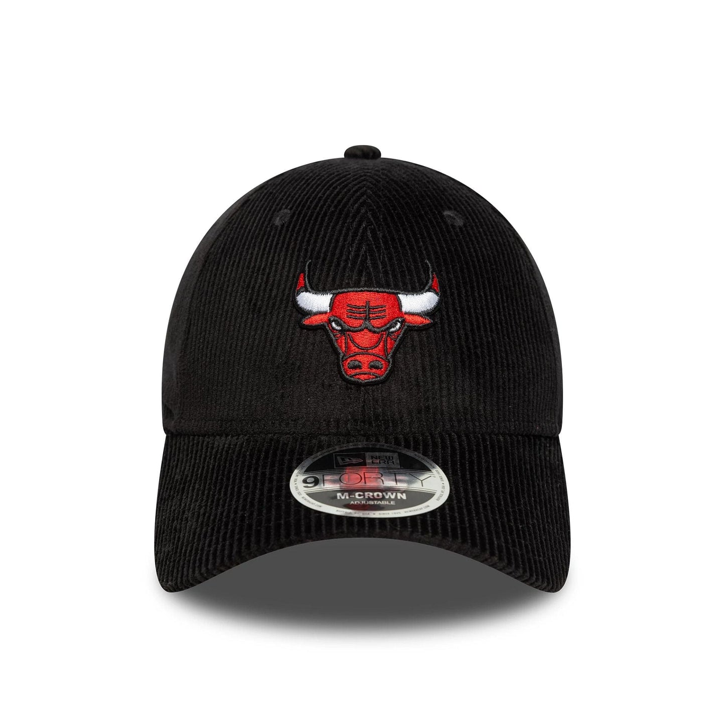 This is a Chicago Bulls MLB Cord Black 9FORTY M-Crown Adjustable Cap 2