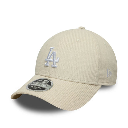 This is a LA Dodgers MLB Cord Cream 9FORTY M-Crown Adjustable Cap 1