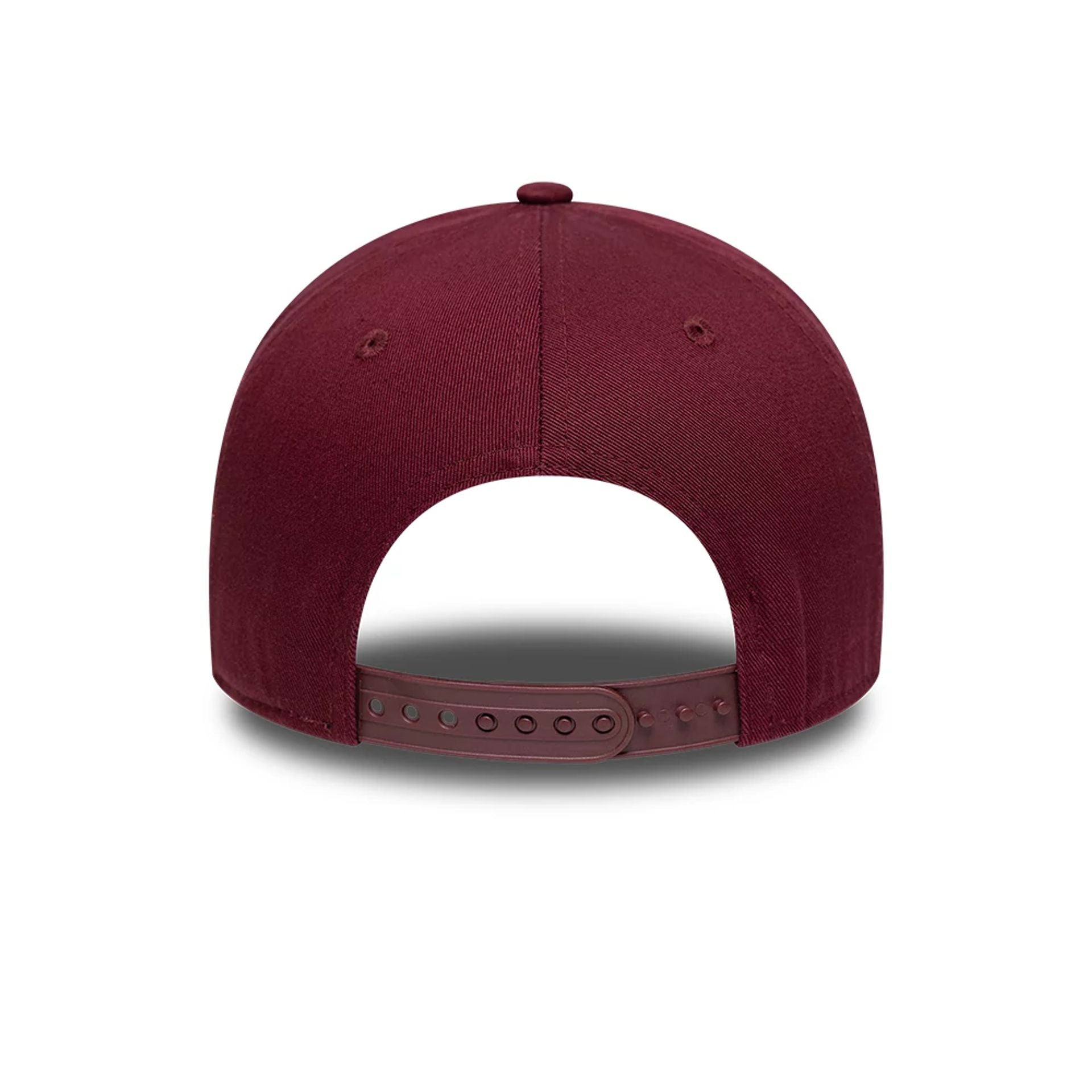 This is a New Era Patch Distressed Dark Red 9FORTY E-Frame Adjustable Cap 4
