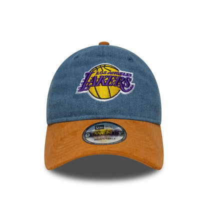 This is a LA Lakers NBA Denim Navy 9TWENTY Adjustable Cap 2