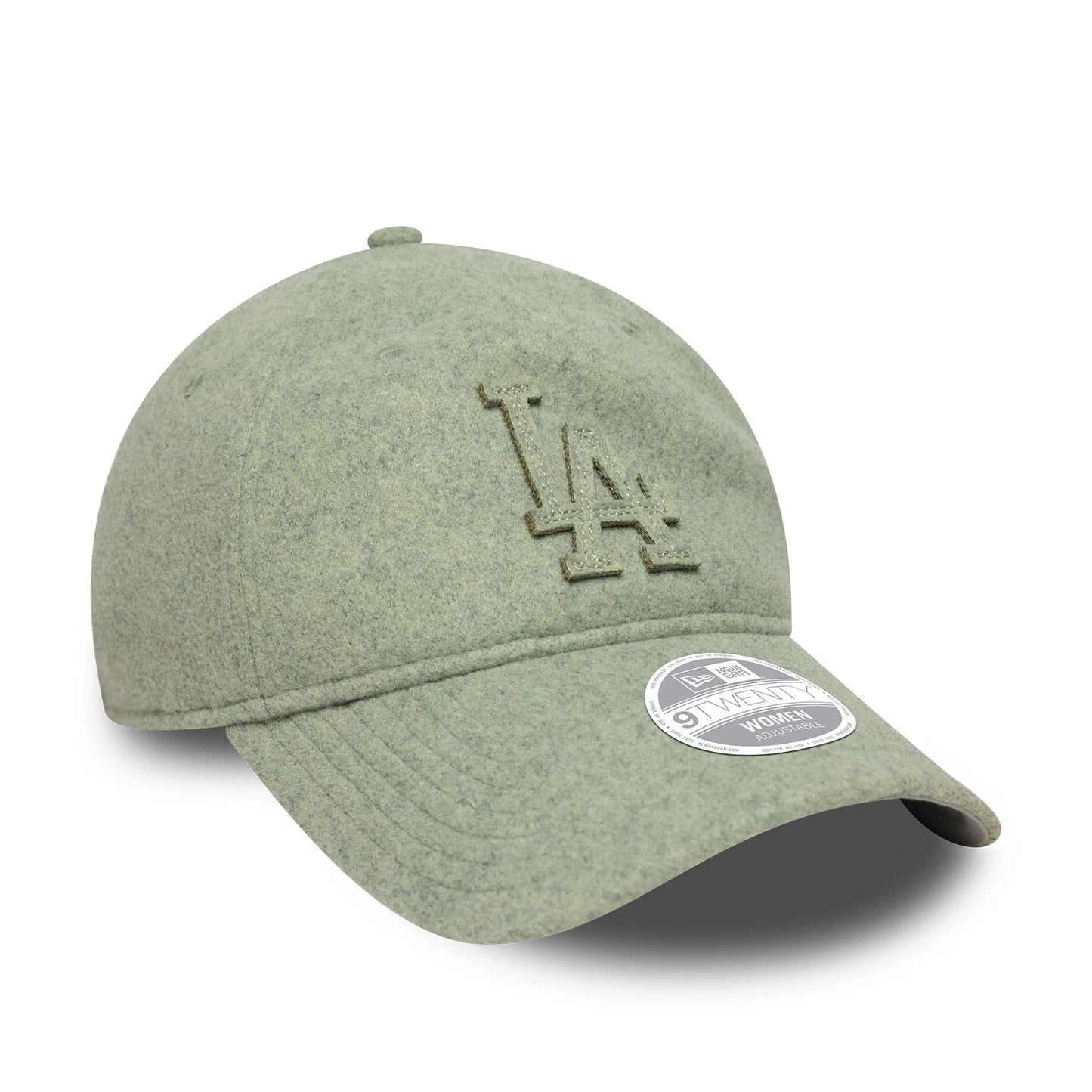 This is a LA Dodgers Womens MLB  Pastel Green 9TWENTY A-Frame Adjustable Cap 3