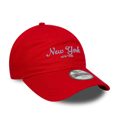 This is a Youth MLB Location Red 9TWENTY Adjustable Cap 3