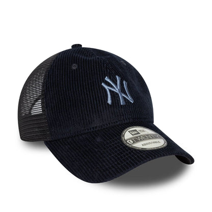 This is a New York Yankees MLB Cord Navy 9TWENTY Trucker Adjustable Cap 3