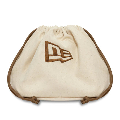 This is a New York Yankees MLB Leather Cream 9TWENTY Adjustable Cap 6