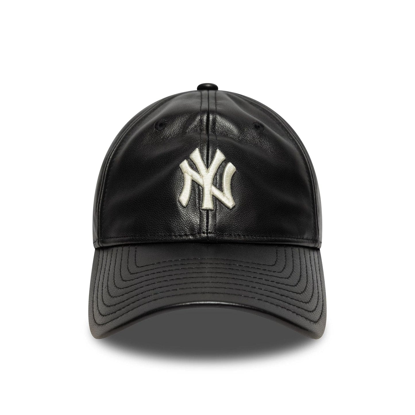 This is a New York Yankees MLB Leather Black 9TWENTY Adjustable Cap 2