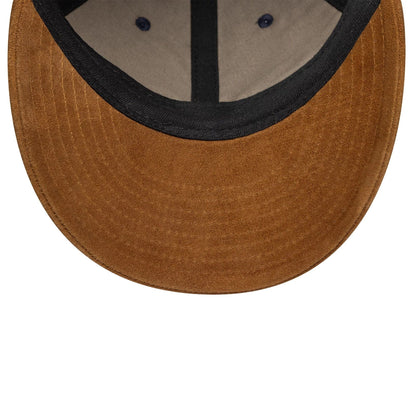 This is a New Era Karo Wool Navy Retro Crown 9FIFTY Adjustable Cap 5