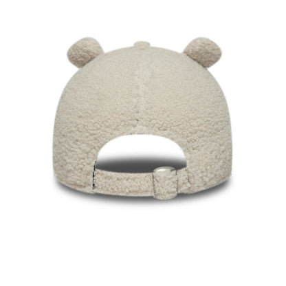 This is a Child New Era Winter Borg Cream 9FORTY Adjustable Cap 4