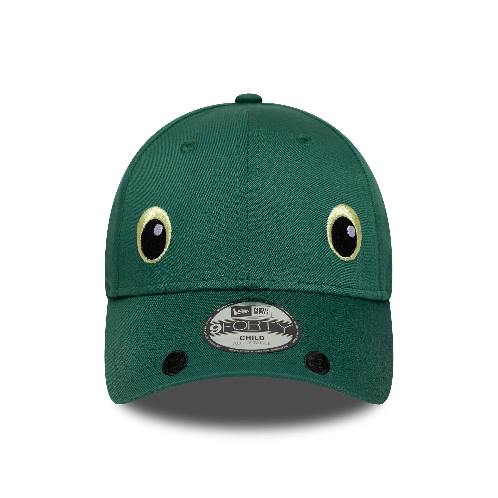 This is a Child New Era Face Green 9FORTY Adjustable Cap 3