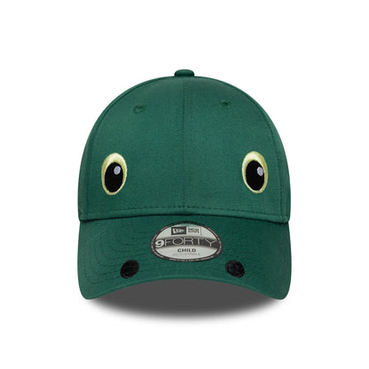 This is a Child New Era Face Green 9FORTY Adjustable Cap 3
