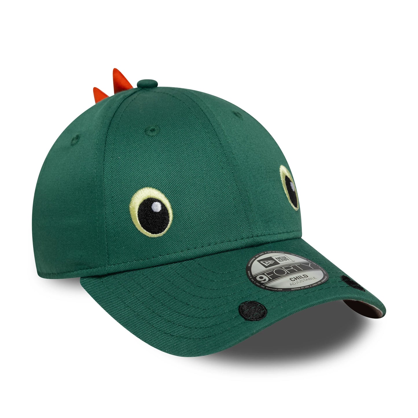 This is a Child New Era Face Green 9FORTY Adjustable Cap 4