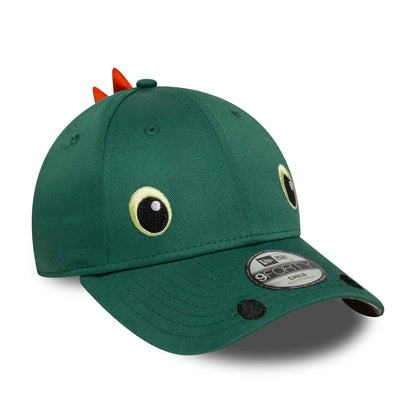 This is a Child New Era Face Green 9FORTY Adjustable Cap 4