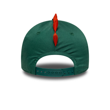This is a Child New Era Face Green 9FORTY Adjustable Cap 5