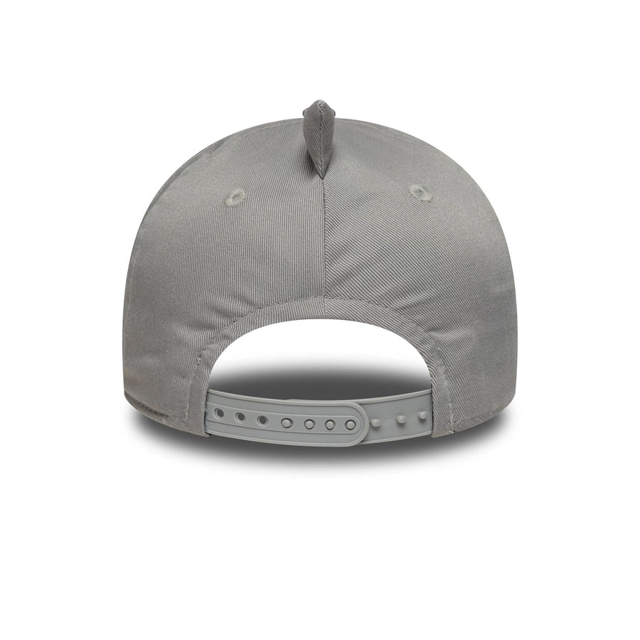 This is a Child New Era Face Grey 9FORTY Adjustable Cap 4