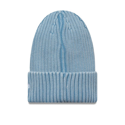 This is a LA Dodgers MLB Washed Pastel Blue Cuff Knit Beanie Hat 2