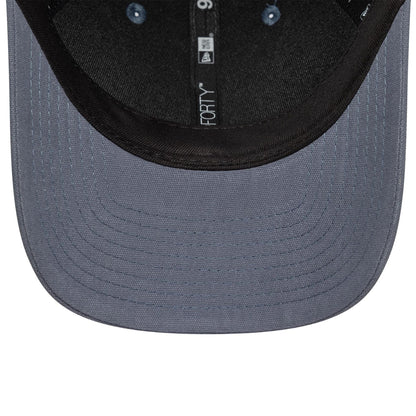 This is a New Era Patch Dark Blue 9FORTY M-Crown Adjustable Cap 4