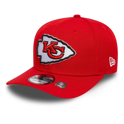 This is a Kansas City Chiefs NFL Patch Red 9SEVENTY Stretch-Snap Adjustable Cap 4