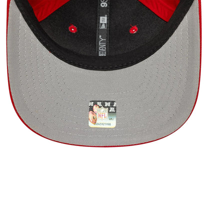This is a Kansas City Chiefs NFL Patch Red 9SEVENTY Stretch-Snap Adjustable Cap 2