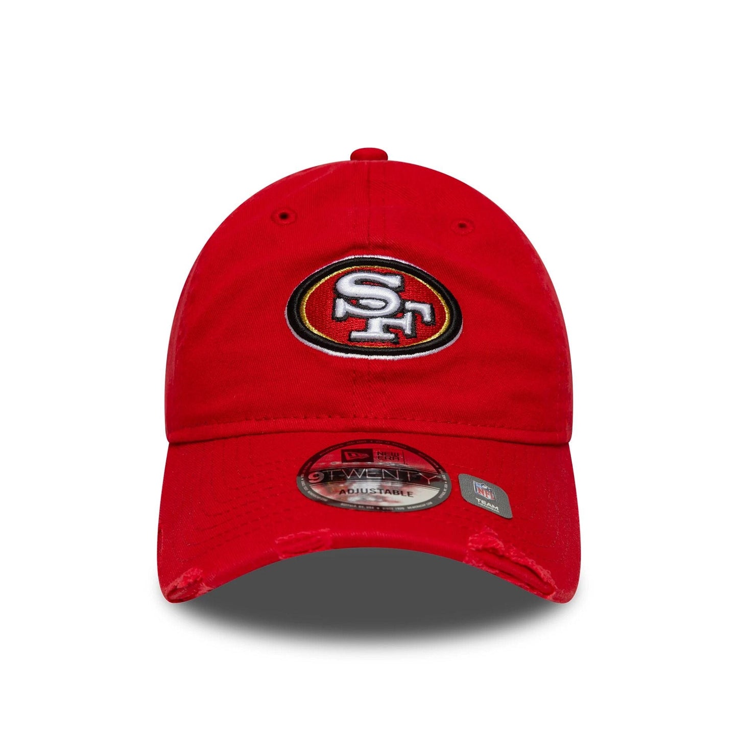 This is a San Francisco 49ers NFL Wash Red 9TWENTY Adjustable Cap 2
