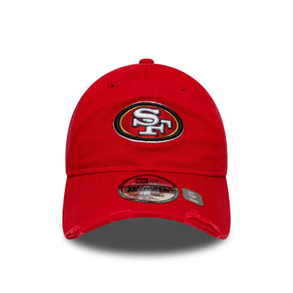 This is a San Francisco 49ers NFL Wash Red 9TWENTY Adjustable Cap 2