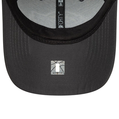 This is a LA Lakers NBA Piping Dark Grey 9FORTY Adjustable Cap 5