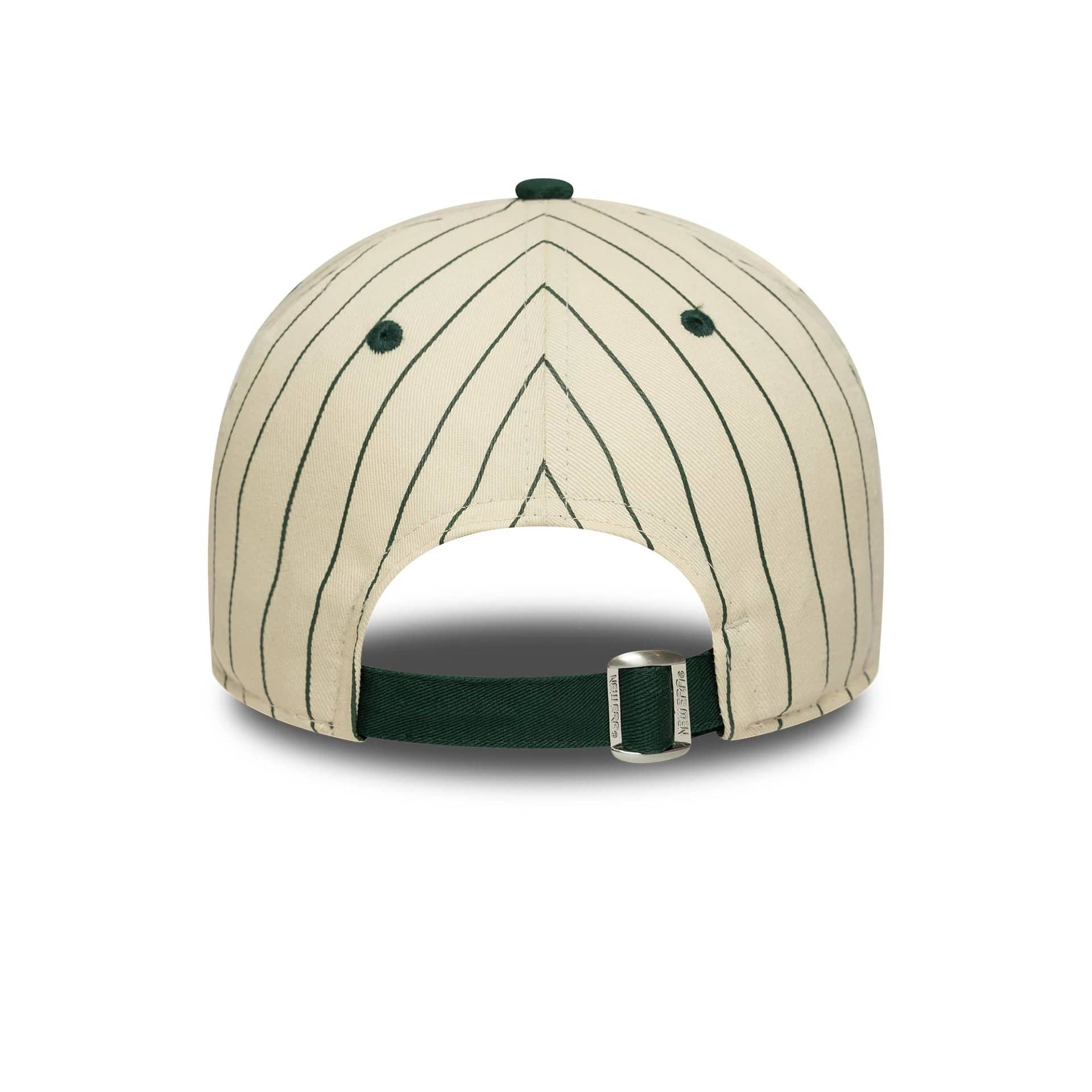 This is a Oakland Athletics MLB Pinstripe Dark Green 9TWENTY Adjustable Cap 4