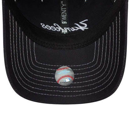 This is a New York Yankees MLB Contrast Stitch Navy 9TWENTY Adjustable Cap 5