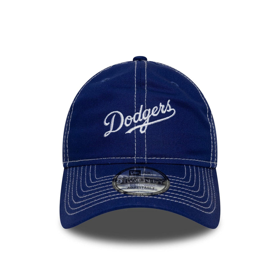 This is a LA Dodgers MLB Contrast Stitch Dark Blue 9TWENTY Adjustable Cap 2