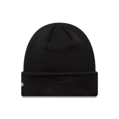 This is a Chicago Bulls NBA Wordmark Black Cuff Knit Beanie Hat 2