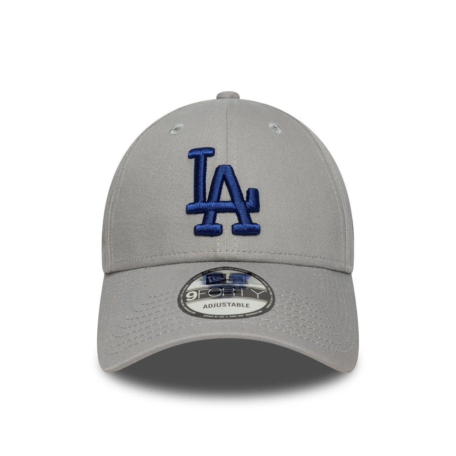 This is a LA Dodgers MLB Side Patch Grey 9FORTY Adjustable Cap 2