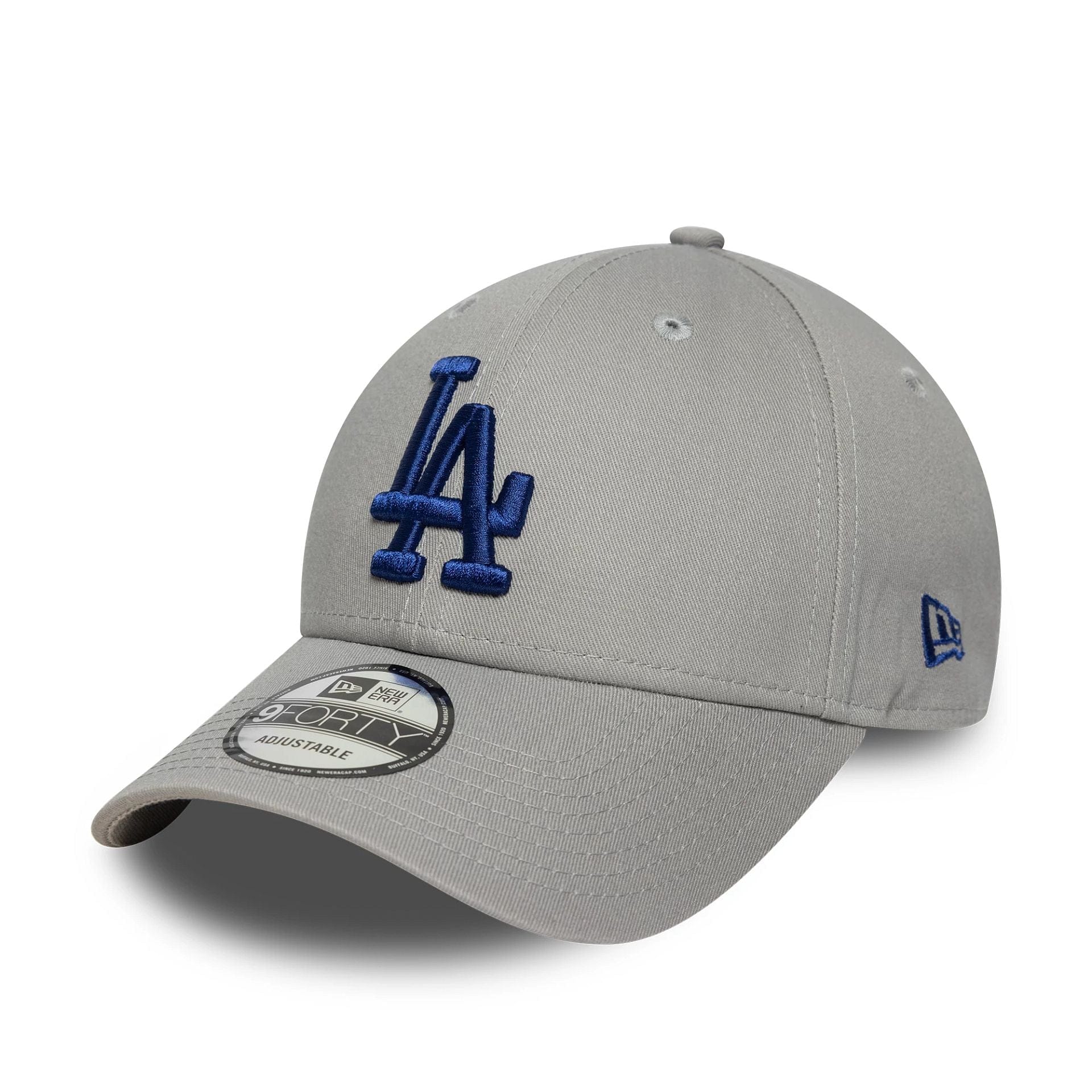 This is a LA Dodgers MLB Side Patch Grey 9FORTY Adjustable Cap 3