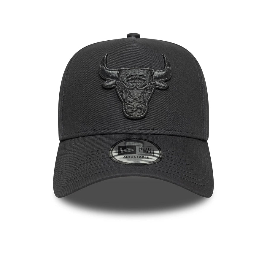 This is a Chicago Bulls NBA Metallic Dark Grey 9FORTY E-Frame Adjustable Cap 2