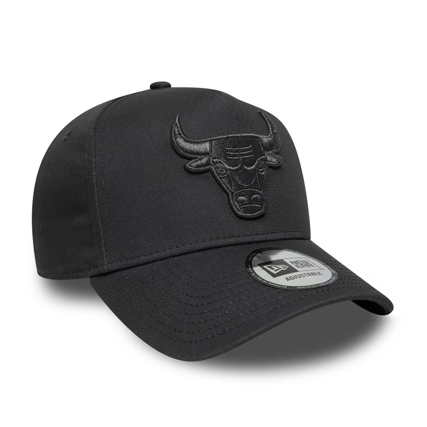 This is a Chicago Bulls NBA Metallic Dark Grey 9FORTY E-Frame Adjustable Cap 3