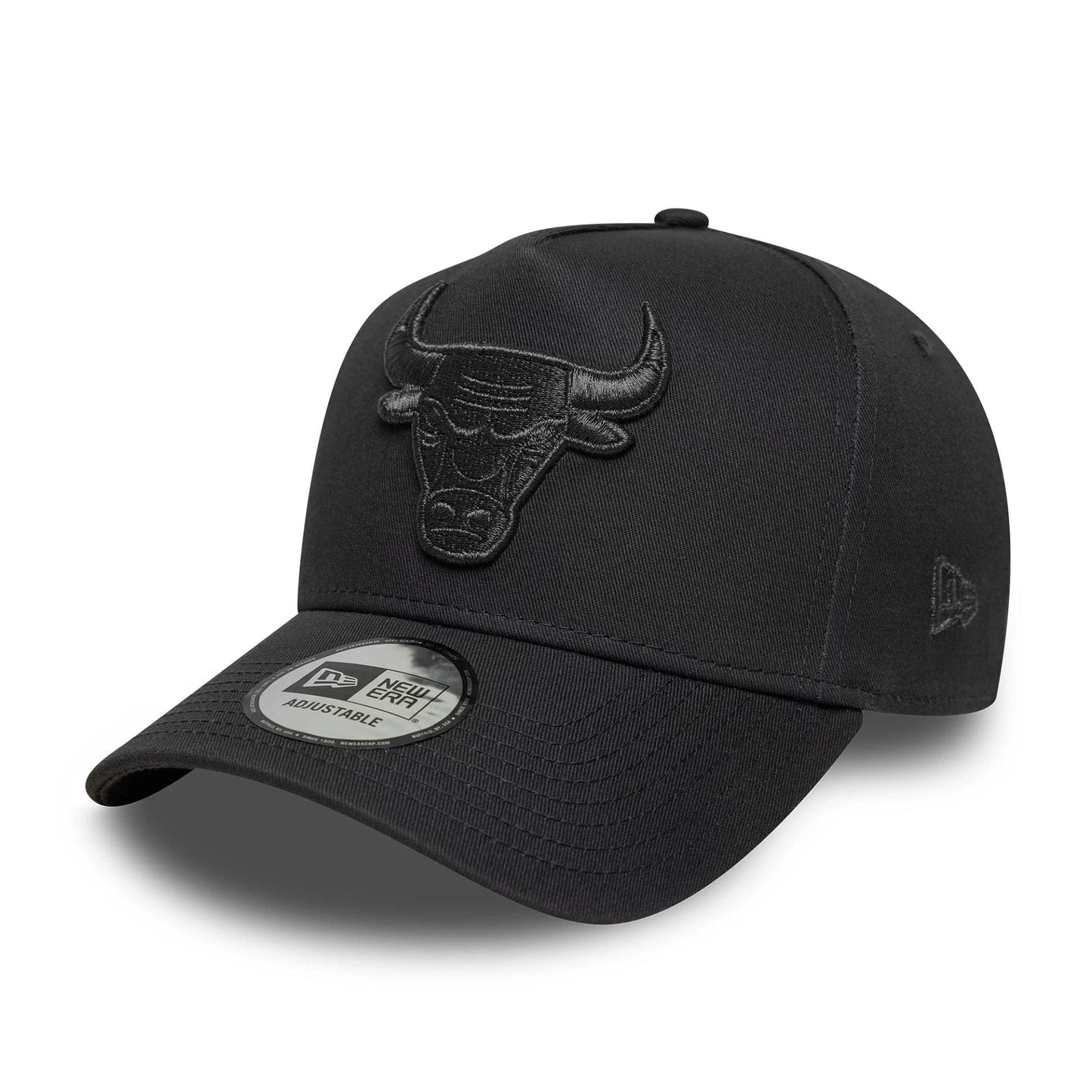 This is a Chicago Bulls NBA Metallic Dark Grey 9FORTY E-Frame Adjustable Cap 1