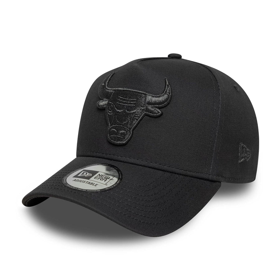 This is a Chicago Bulls NBA Metallic Dark Grey 9FORTY E-Frame Adjustable Cap 1