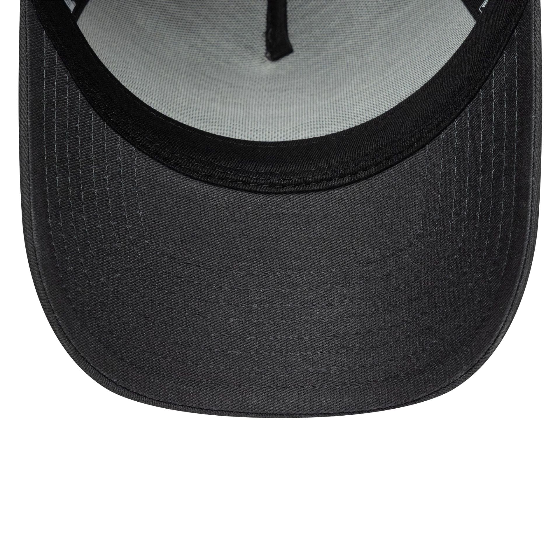 This is a Chicago Bulls NBA Metallic Dark Grey 9FORTY E-Frame Adjustable Cap 5