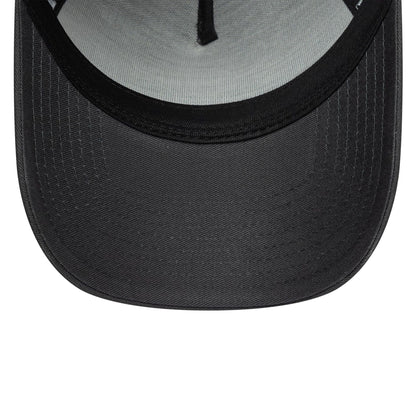 This is a Chicago Bulls NBA Metallic Dark Grey 9FORTY E-Frame Adjustable Cap 5