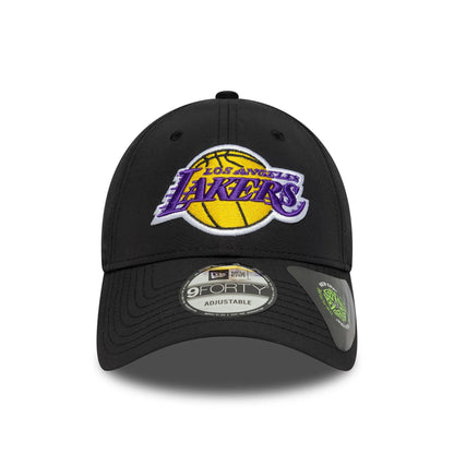This is a LA Lakers NBA Recycled Black 9FORTY Adjustable Cap 2