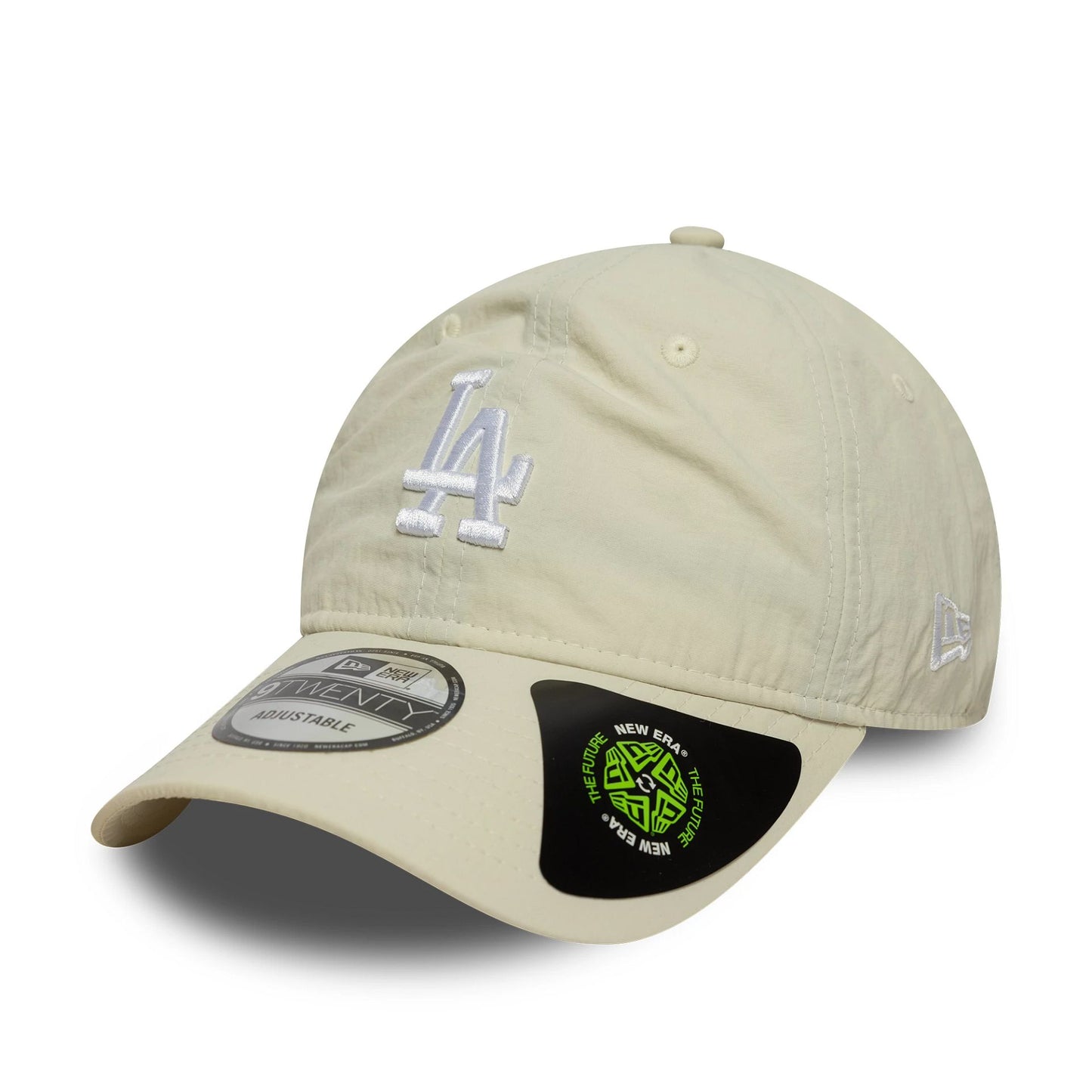 This is a LA Dodgers MLB Recycled Cream 9TWENTY Adjustable Cap 1