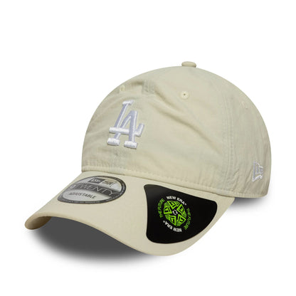 This is a LA Dodgers MLB Recycled Cream 9TWENTY Adjustable Cap 1