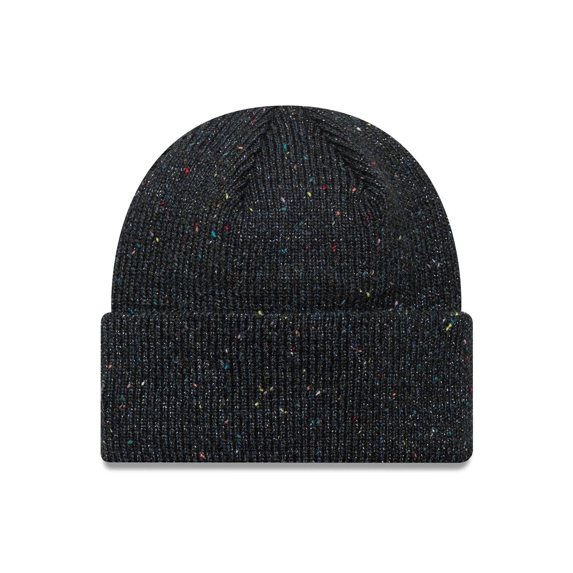 This is a New York Yankees Womens MLB Glitter Black Cuff Knit Beanie Hat 2