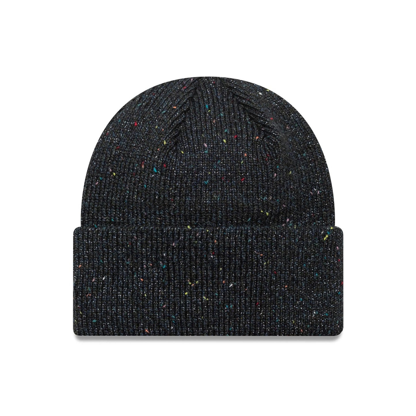 This is a New York Yankees Womens MLB Glitter Black Cuff Knit Beanie Hat 2