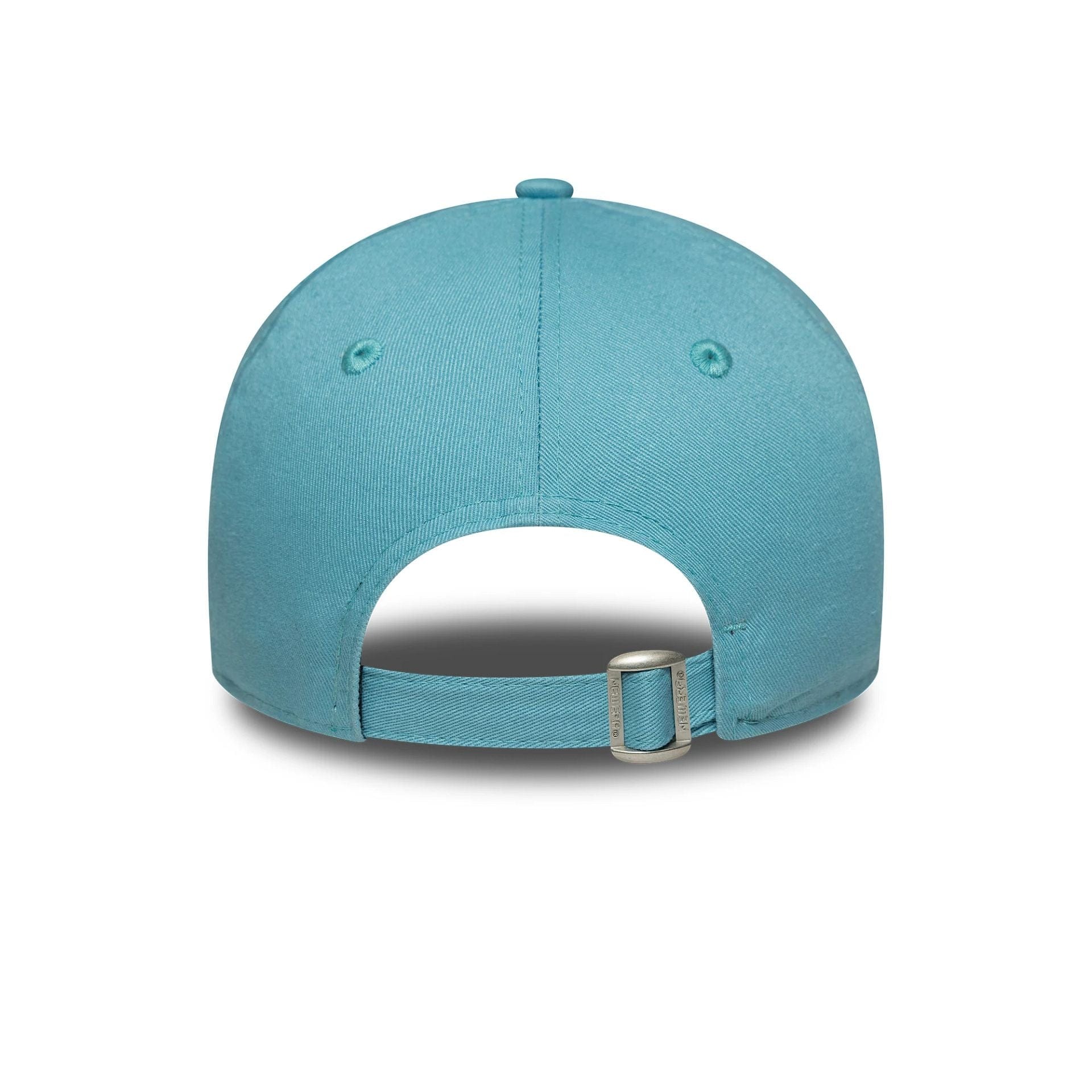 This is a Womens New Era Phrase Pastel Blue 9TWENTY Adjustable Cap 4