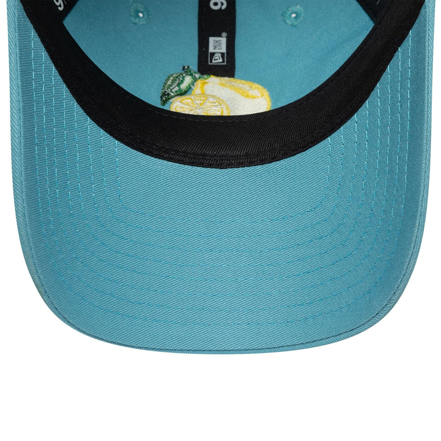 This is a Womens New Era Phrase Pastel Blue 9TWENTY Adjustable Cap 5
