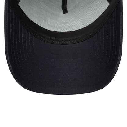 This is a Womens New Era City Navy 9FORTY E-Frame Trucker Adjustable Cap 5